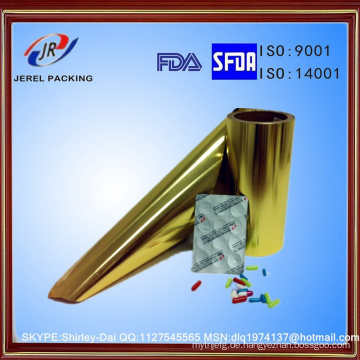 US FDA / ISO / Cfda genehmigte pharmazeutische Ptp Aluminiumfolie